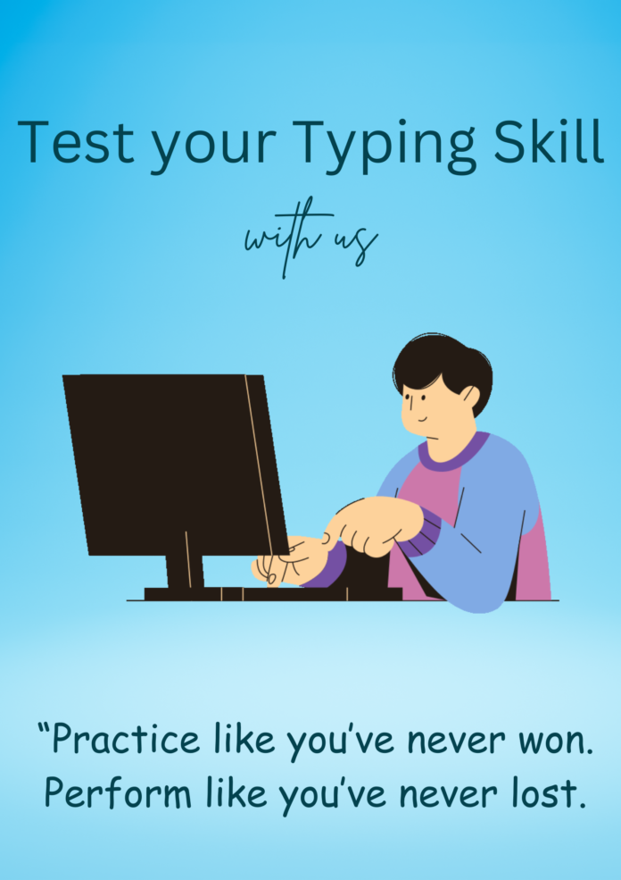 ladsaria charitable welfare trust , typing skill test